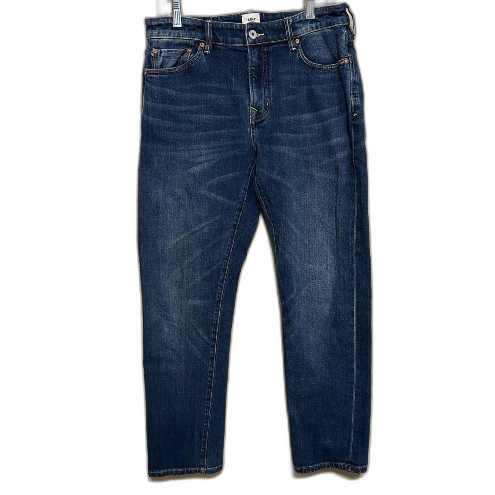 Flint and Tinder Selvedge Denim Jeans Men 31x30 Straight Fit Stretch Huckberry